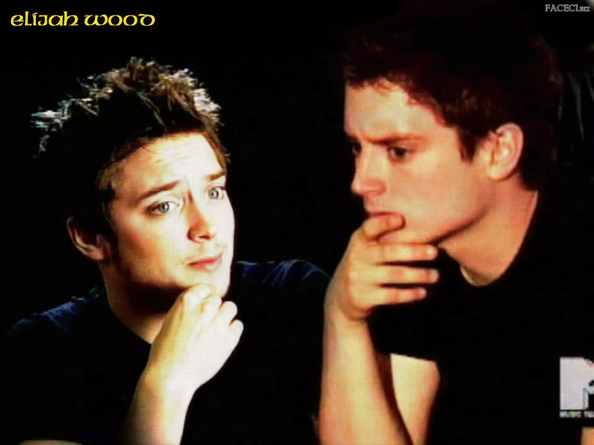 ręka, Elijah Wood, twarz